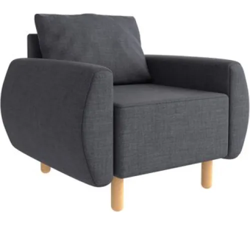 Интерьерное кресло Mio Tesoro Тулисия Twist 20 Dark Grey