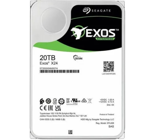 Жесткий диск Seagate Exos X24 20TB ST20000NM007H