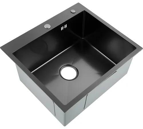Кухонная мойка ARFEKA Eco AR 500*500 Black PVD Nano Decor