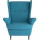 Интерьерное кресло Mio Tesoro Тойво twist 12 petrol turquoise