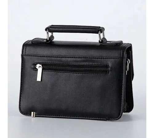 Мужская сумка Poshete 250-9623-BLK черный