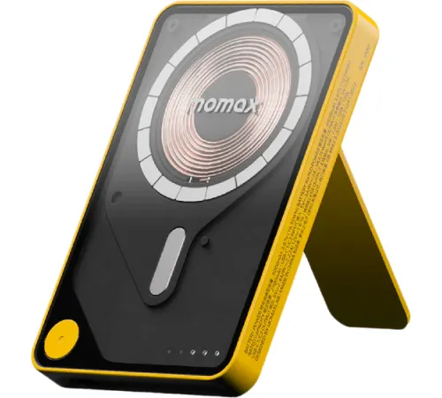 Внешний аккумулятор Momax 1-Power X Pro Magnetic Built-In USB-C IP131 5000mAh желтый
