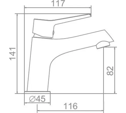 Смеситель Ledeme L1069B
