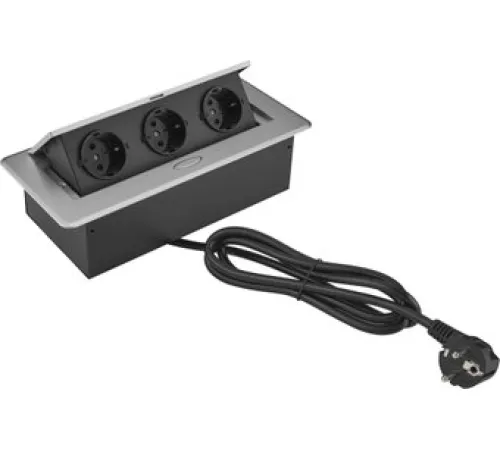 Сетевой фильтр CACTUS CS-SOCKET-EU3-GYBK