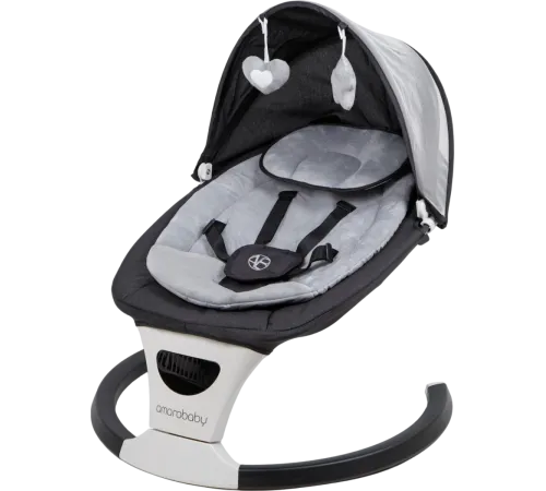 Детские шезлонги и качалки Amarobaby Teddy Swing AB24-22TED/09 черный