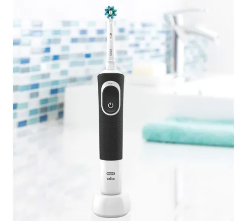 Электрическая зубная щетка Oral-B Vitality 100 Cross Action D100.413.1 черный