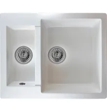 Кухонная мойка Berge BR-6150 белый матовый