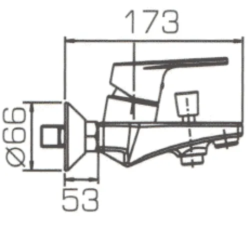 Смеситель  Bravat Line F65299C-1