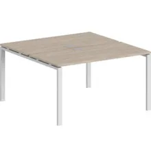 Стол Norden 120x143.8x75 SG.244.OL.63.WH белый/дуб светлый