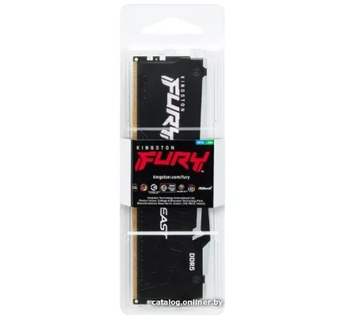 Оперативная память Kingston FURY Beast RGB 2x64ГБ DDR5 5600 МГц KF556C36BBEAK2-128