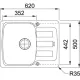 Кухонная мойка Franke Antea AZG 611-62 оникс