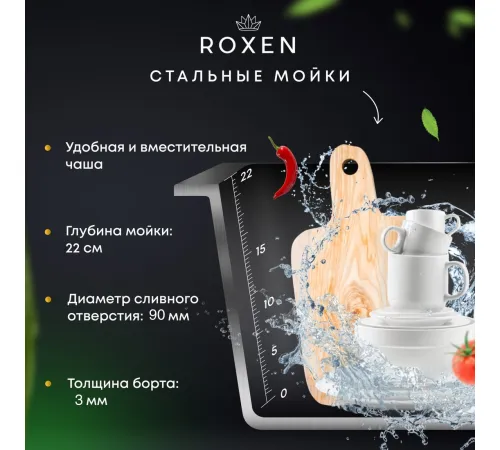 Кухонная мойка Roxen 560100