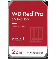 Жесткий диск WD Red Pro 22TB WD221KFGX