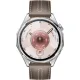 Умные часы Huawei Watch GT 6 46 мм серебристый, с коричневым кожаным ремешком, международная версия