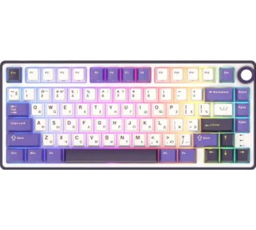 Клавиатура Royal Kludge R75 RGB Blackberry RK Silver
