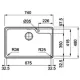 Кухонная мойка Franke Bell BCX 610-74 TL 101.0689.946