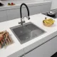 Кухонная мойка ARFEKA Eco AR 500*500 Satin Decor Millet Grains