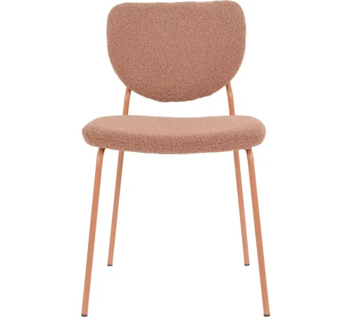 Стул Stool Group Gigi DRC-9155-B коричневый букле/ножки розовые