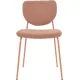Стул Stool Group Gigi DRC-9155-B коричневый букле/ножки розовые