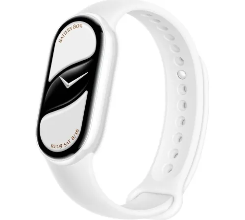 Фитнес-браслет Xiaomi Smart Band 10 M2459B1 белая керамика, с белым силиконовым ремешком, международная версия