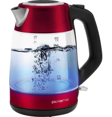 Электрический чайник Polaris PWK 1760CGL красный
