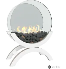 Биокамин ZeFire Iris большой светлый