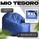 Кресло-мешок Mio Tesoro Poparada XXL PO-60x80-SI синий