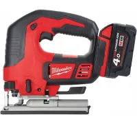 Электролобзик Milwaukee M18 BJS-402C 4933451389 с 2-мя АКБ, кейс
