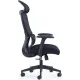 Офисное кресло SitZone CH-555A сетка/ткань, черный