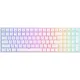 Клавиатура Royal Kludge RK100 RGB белый, RK Red