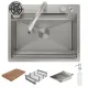 Кухонная мойка Roxen Stage Plus 560250-60 многофункциональная 8 в 1 60*48/сатин