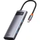 USB-хаб Baseus Metal Gleam Series Multifunctional HUB Type-C Hub Docking Station CAHUB-CX0G