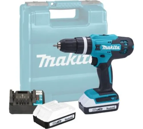 Ударная дрель-шуруповерт Makita HP488D006 с 2-мя АКБ, кейс