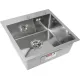Кухонная мойка ARFEKA Eco AR 500*500 Satin Decor Millet Grains