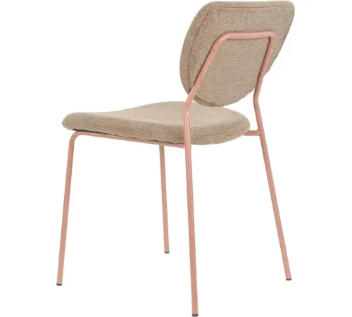 Стул Stool Group Gigi DRC-9155 коричневый/ножки розовые