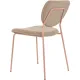 Стул Stool Group Gigi DRC-9155 коричневый/ножки розовые