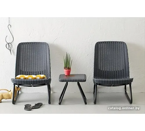 Набор садовой мебели Keter Rio Patio Set 246048 графит