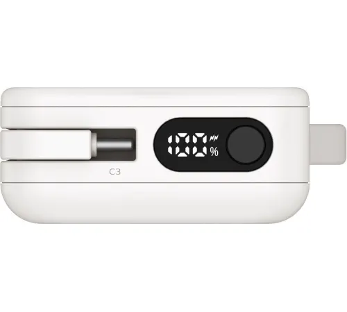 Внешний аккумулятор Momax 1-Power Vital+ Built-In USB-C IP138 10000mAh белый