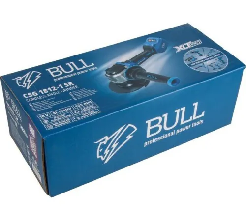 Угловая шлифмашина Bull CSG 1812-1 SR XLTpro SOLO 1333947 без АКБ