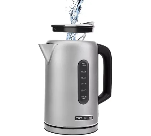 Электрический чайник Polaris PWK 1729CA Water Way Pro стальной