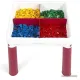Игровой стол Keter Construction Play Table 227497 красный/синий