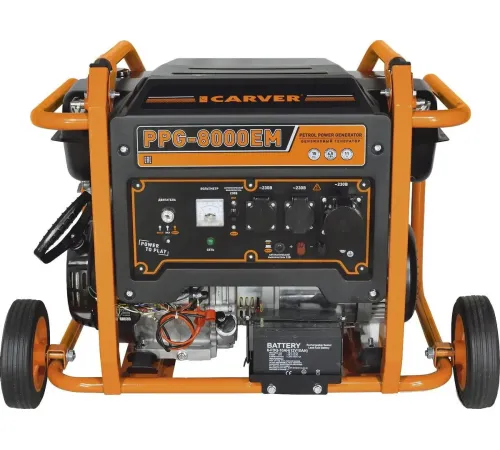 Бензиновый генератор Carver PPG-8000EM