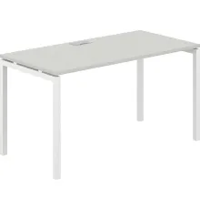 Офисный стол Norden 140х70х75 SG.205.SH.44.WH белый/серый бархат