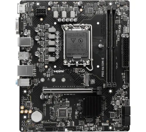 Материнская плата MSI PRO H610M-E