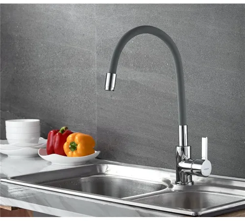 Смеситель Ledeme H98 L4898-9 серый/хром