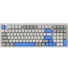 Клавиатура Ritmix RKB-598BL серый/белый