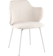 Стул с подлокотниками Stool Group Eira VC029 Farm-103 вельвет белый
