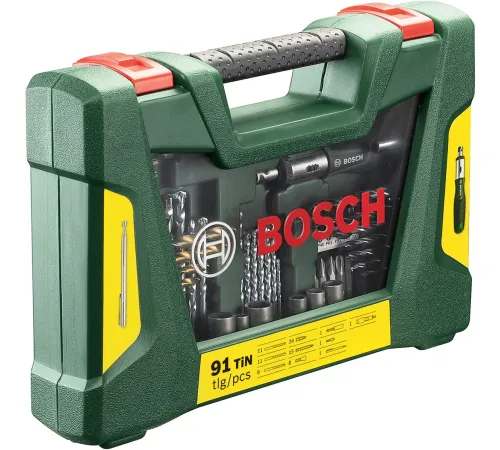 Универсальный набор инструментов  Bosch V-Line Titanium 2607017195 91 предмет