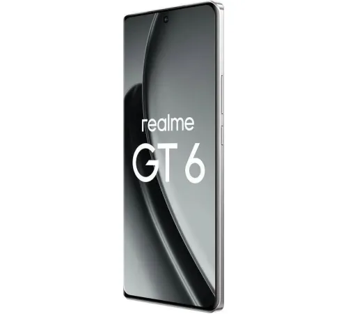 Телефон Realme GT 6 12GB/256GB международная версия зеркальный серебряный