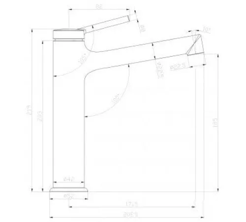 Смеситель Lemark Minima LM3837C
